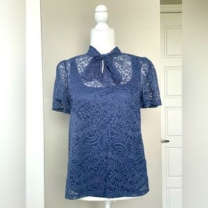 Cable and Gauge NWT lace blouse
